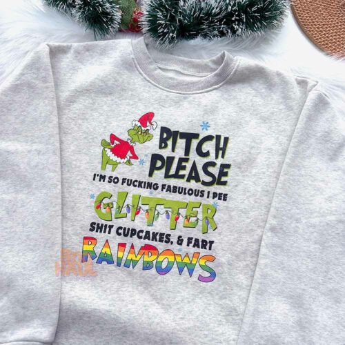 Grinch Fabulous Rainbow T-shirt