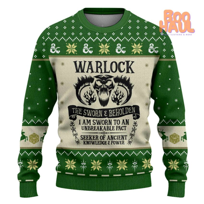 Dungeons & Dragons DND Ugly Christmas Sweatshirt