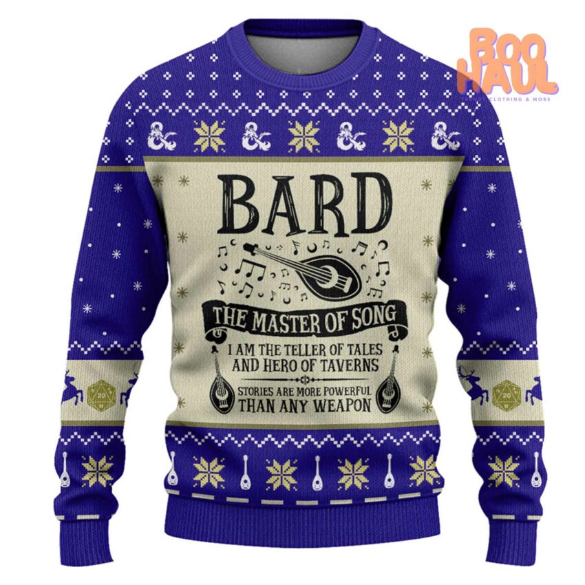 Dungeons & Dragons DND Ugly Christmas Sweatshirt