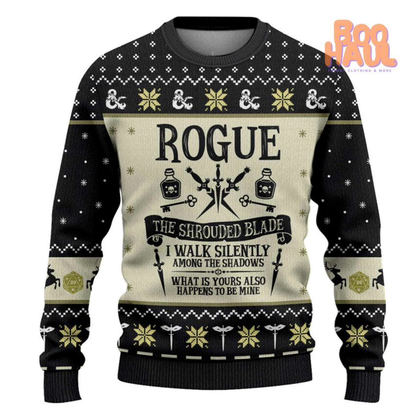 Dungeons & Dragons DND Ugly Christmas Sweatshirt