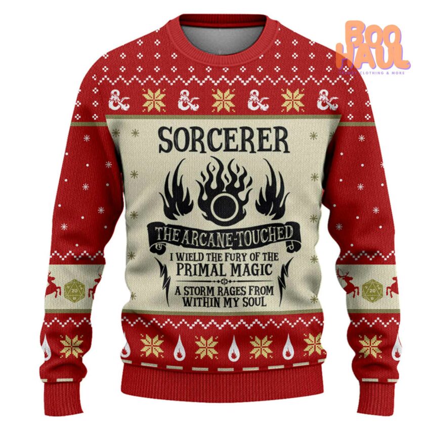 Dungeons & Dragons DND Ugly Christmas Sweatshirt