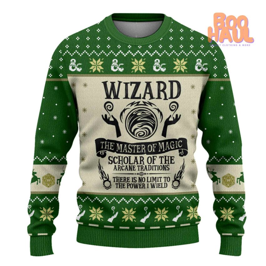 Dungeons & Dragons DND Ugly Christmas Sweatshirt