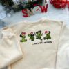 Christmas North Pole Cookie Embroidery Sweatshirt