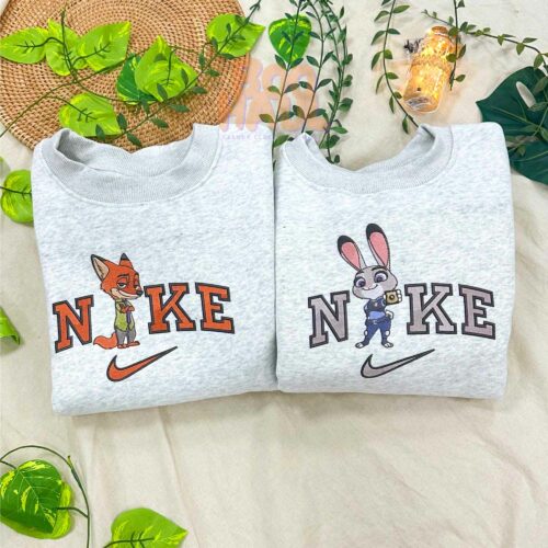 Winne the Pooh and Stitch ver Halloween – Embroidery Sweatshirt