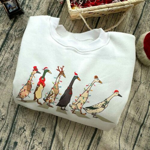 Adorable Christmas Ducks Sweatshirt