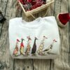 Adorable Christmas Chickens Sweatshirt