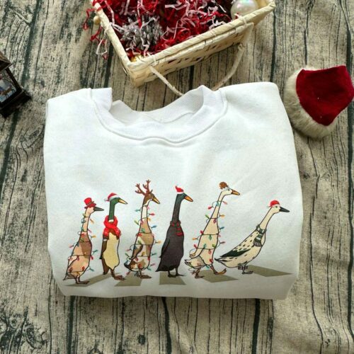 Adorable Christmas Ducks Sweatshirt