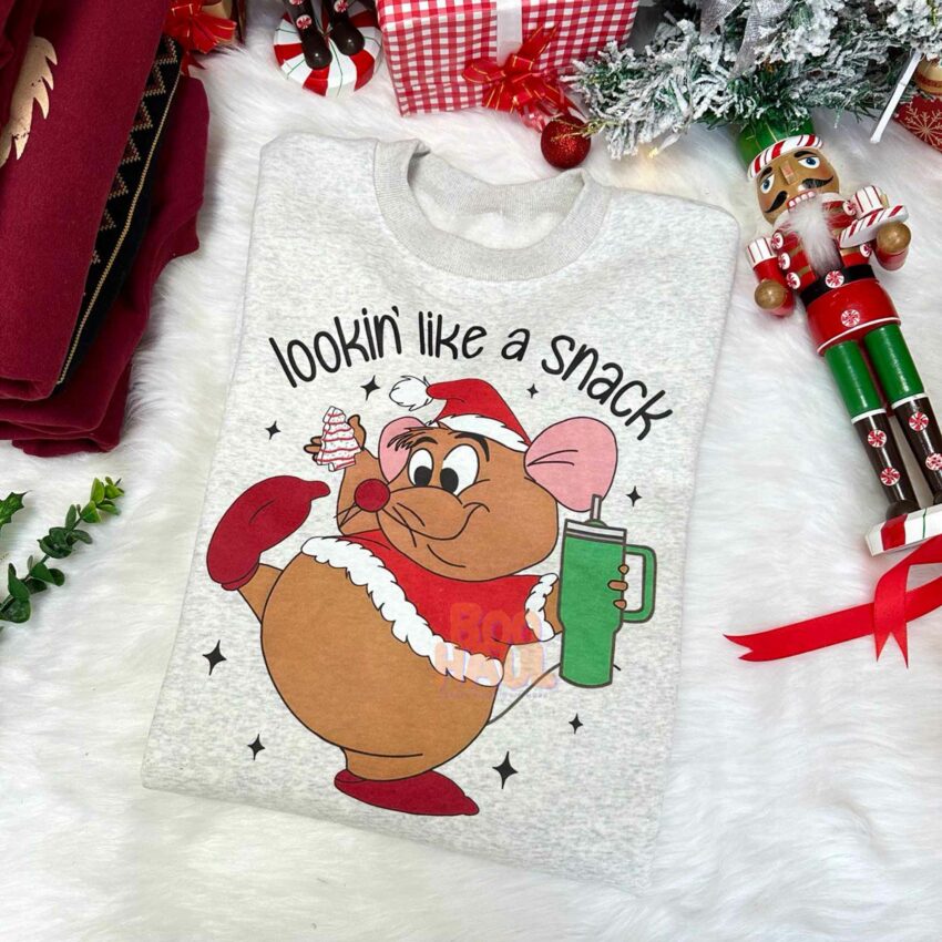 Christmas GusGus Looking Like A Snack Sweatshirt