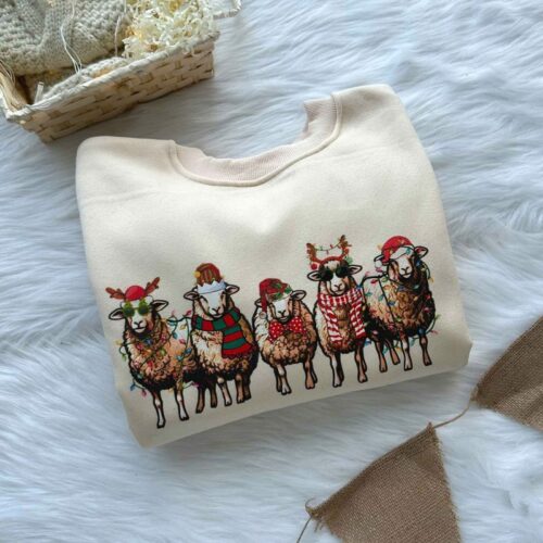 Adorable Christmas Sheeps Sweatshirt