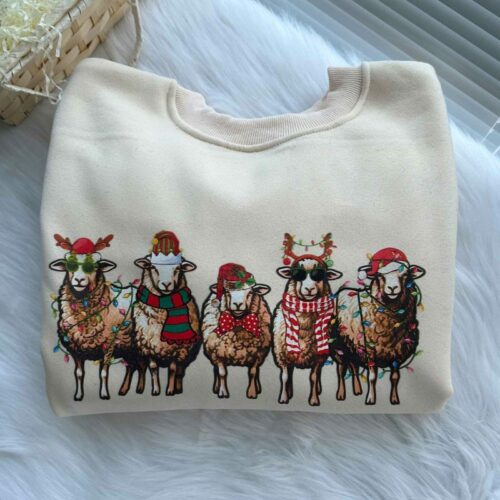 Adorable Christmas Sheeps Sweatshirt