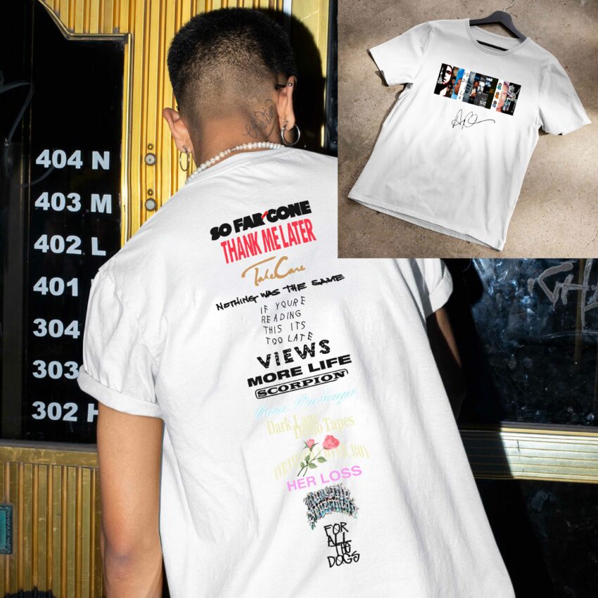 Drake 14 Albums and Mixtapes – Shirt