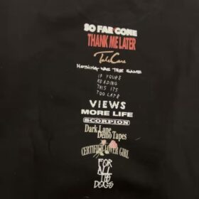 Drake 14 Albums and Mixtapes - Shirt photo review