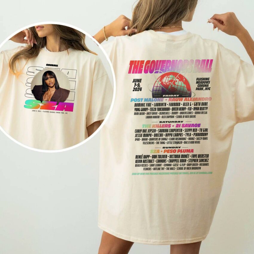 SZA The Governors Ball – Shirt