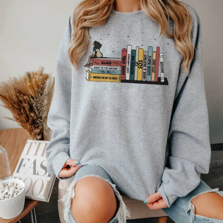 SZA SOS Album Version Books – Sweatshirt