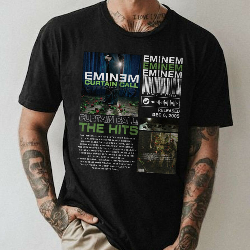 Curtain Call: The Hits shirt