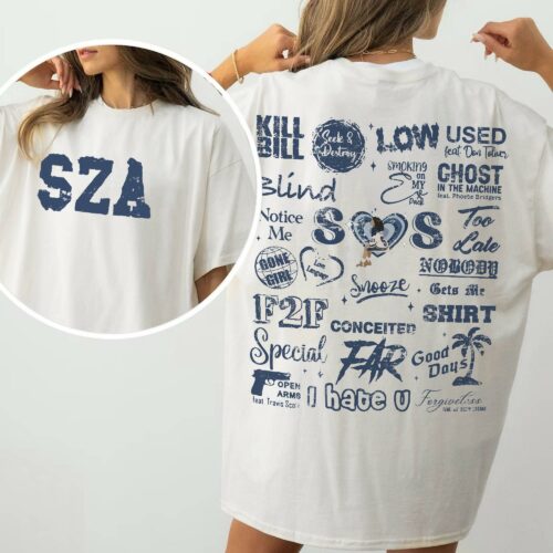 SZA SOS Album Version 4 – Shirt