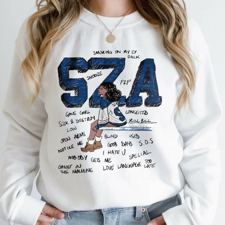 SZA SOS Album Version 1 – Sweatshirt – 1 Sides