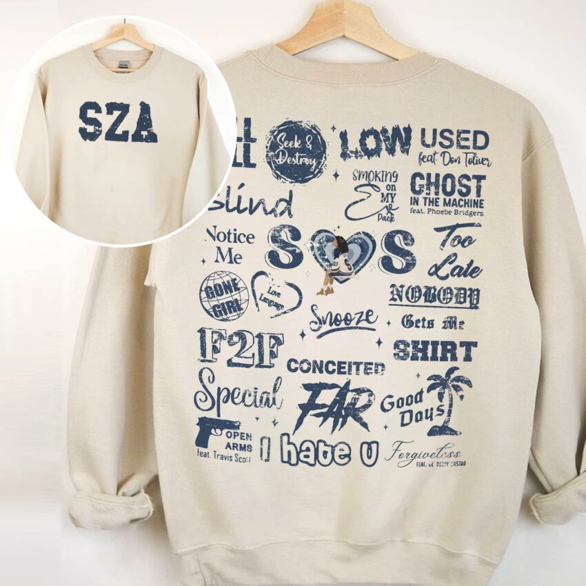 SZA SOS Album Version 4 – Shirt