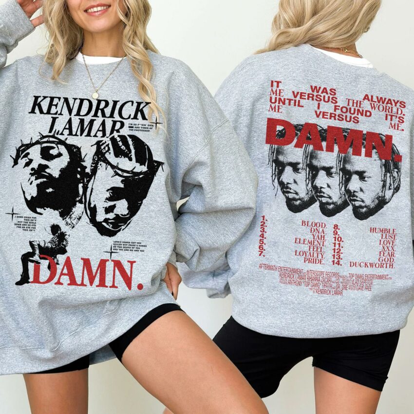 Kendrick Lamar DAMN Album – Sweatshirt