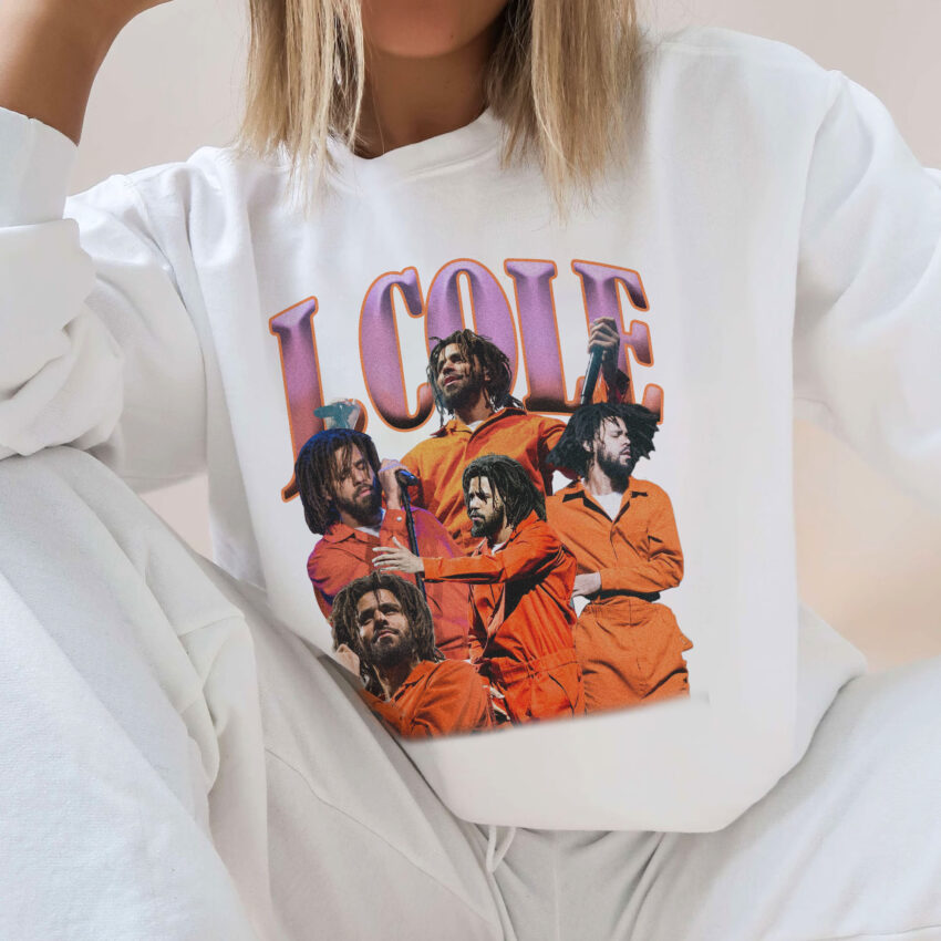 J Cole Orange Jumpsuit Vintage Shirt