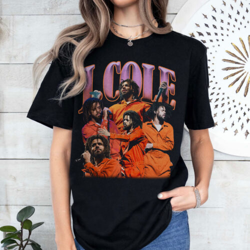 J Cole Orange Jumpsuit Vintage Shirt