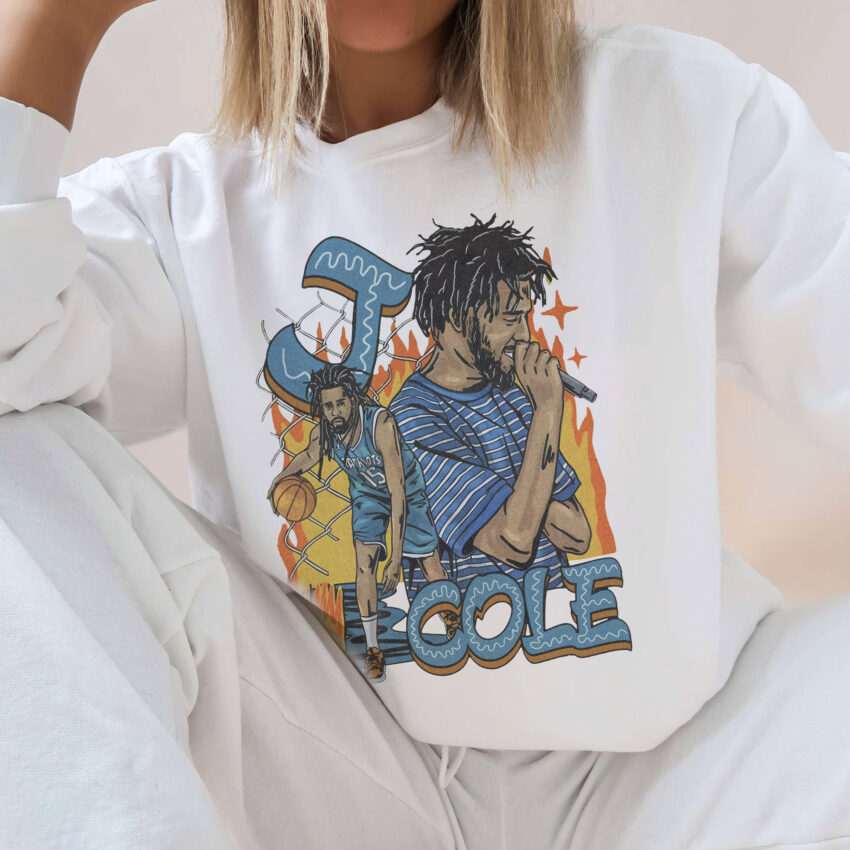 J Cole Vintage Sweatshirt 1