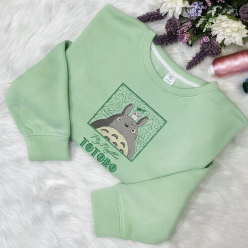 Totoro Embroidery Sweatshirt