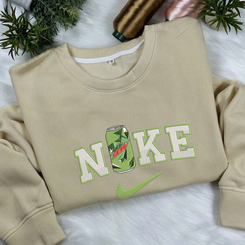 NK Mountain Dew Embroidery Sweatshirt – Hoodie – T-Shirt