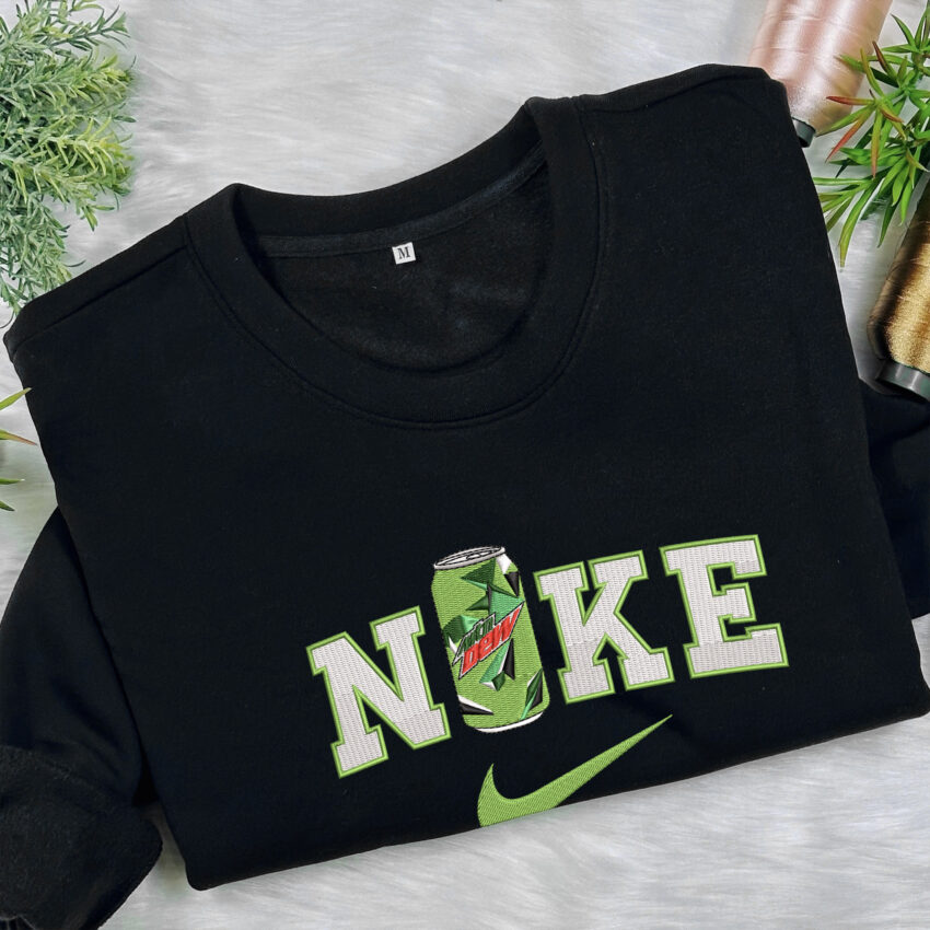 NK Mountain Dew Embroidery Sweatshirt – Hoodie – T-Shirt