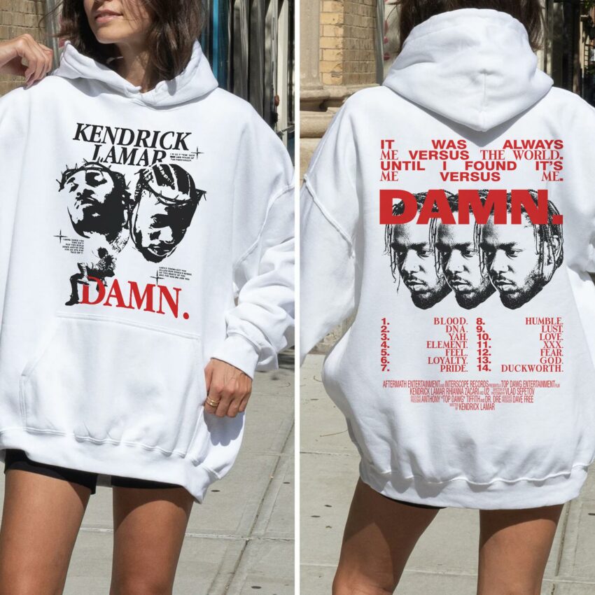 Kendrick Lamar DAMN Album – Sweatshirt