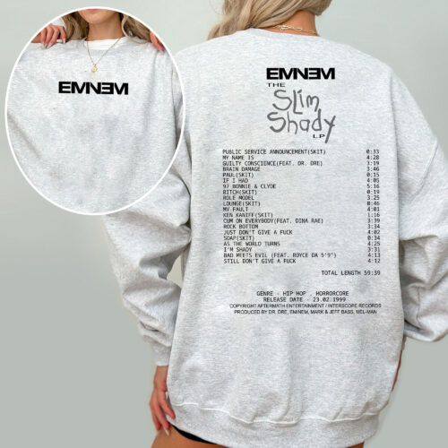 Eminem Merch – Slim Shady Album – Sweatshirt