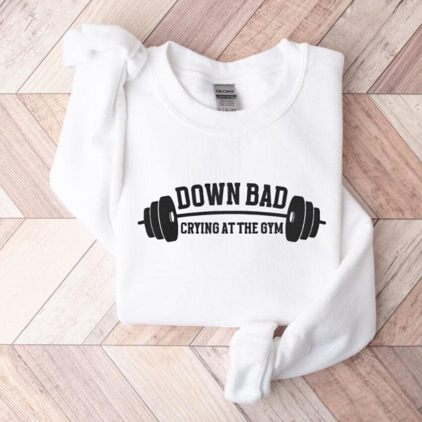 Taylor Swift Down Bad song Embroidery Sweatshirt