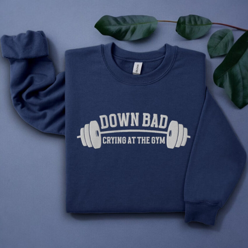 Taylor Swift Down Bad song Embroidery Sweatshirt