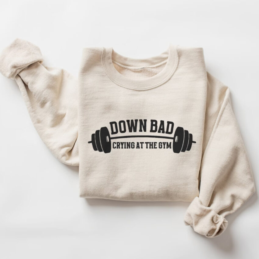 Taylor Swift Down Bad song Embroidery Sweatshirt