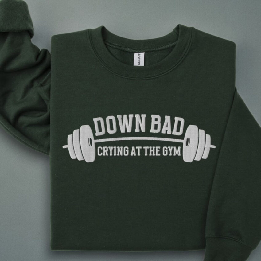 Taylor Swift Down Bad song Embroidery Sweatshirt