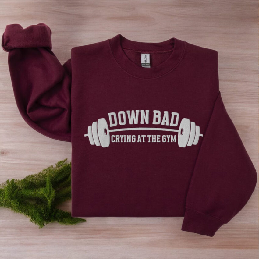 Taylor Swift Down Bad song Embroidery Sweatshirt