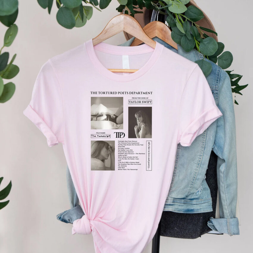 Taylor Swift TTPD Album – Shirt