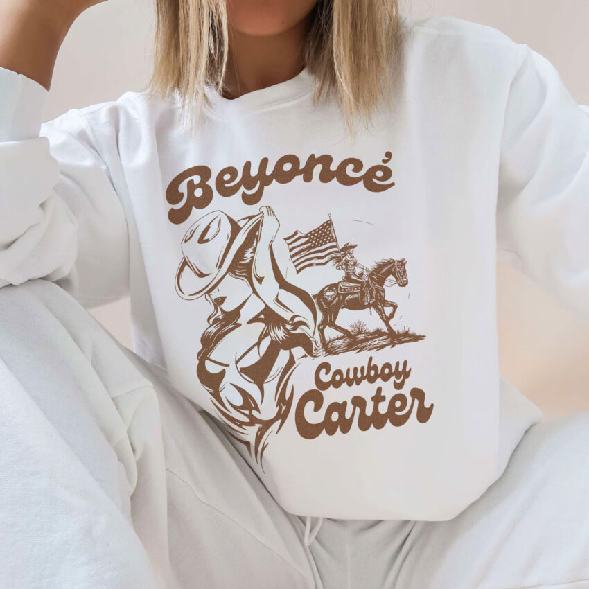 Beyonce Cowboy Carter Album Vintage Version 5 – Sweatshirt