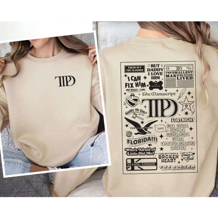 Taylor Swift Album TTPD Ver 2 – Shirt