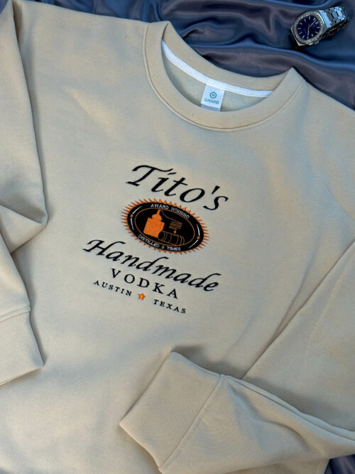 Tito’s Handemade Vodka Embroidery Sweatshirt