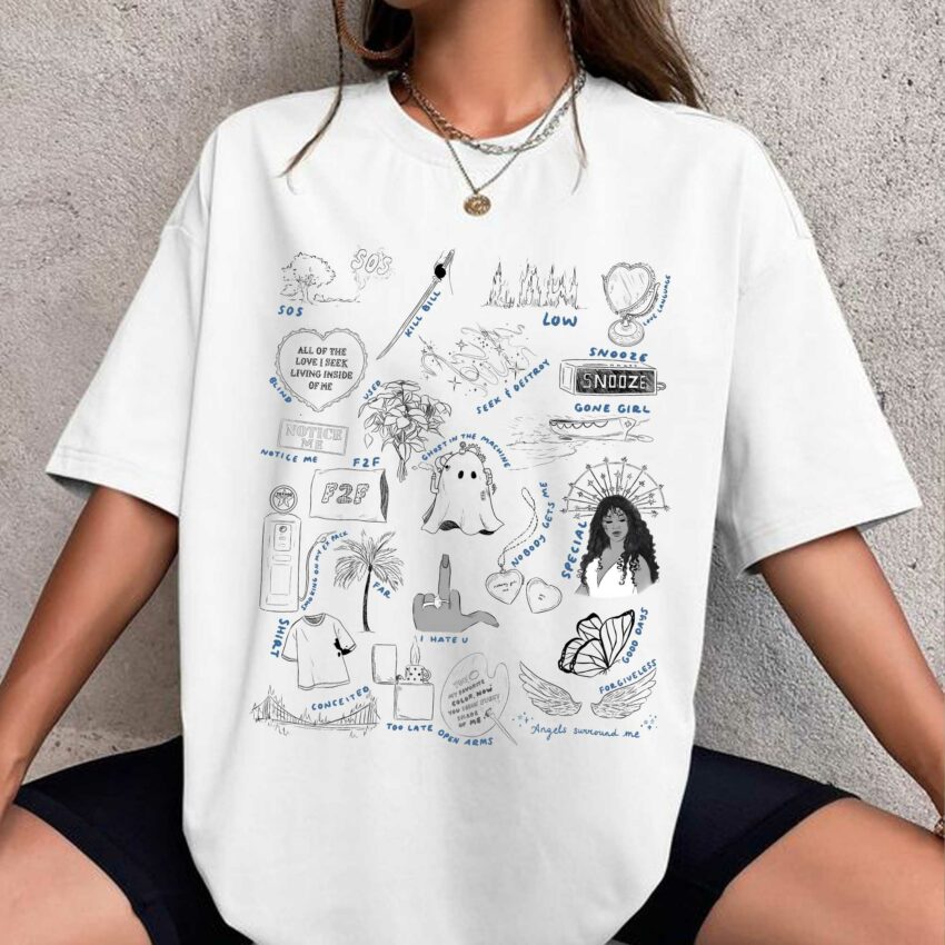 SZA SOS Album Version 8 – Shirt