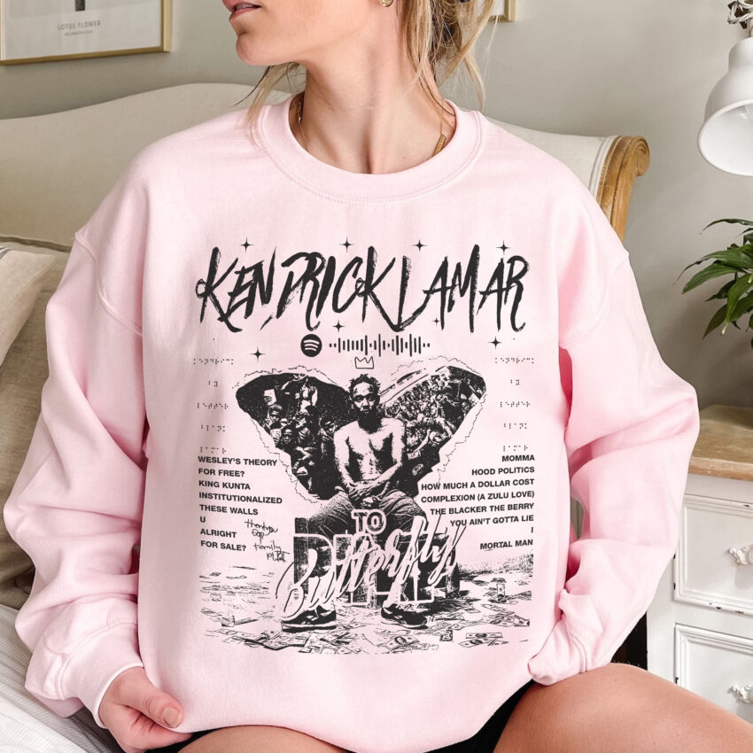 Kendrick Lamar Butterfly Album  Vintage – Shirt