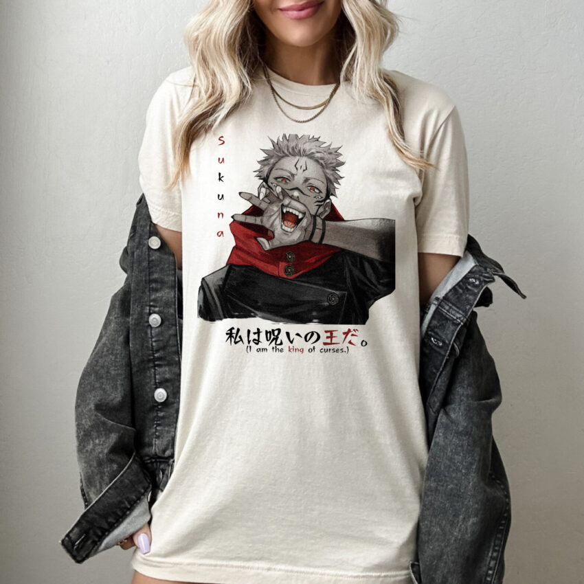 Jujutsu Kaisen Sukuna Vintage Shirts