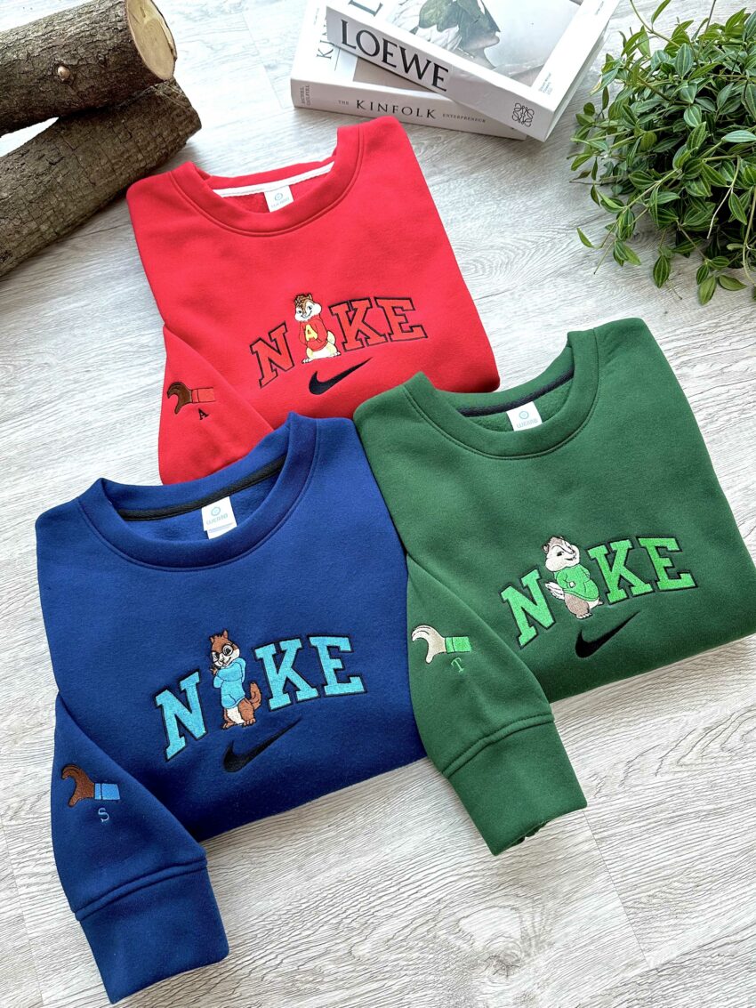 Alvin and Chipmunk Friends – Embroidery Sweatshirt