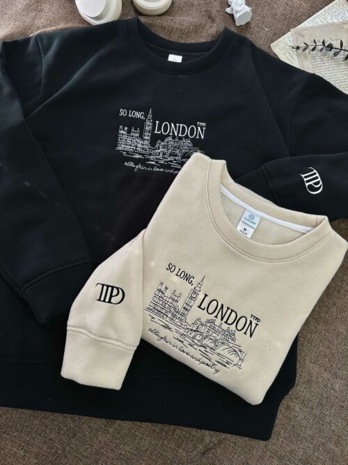 Taylor Swift So Long, Lon Don – Embroidery Sweatshirt