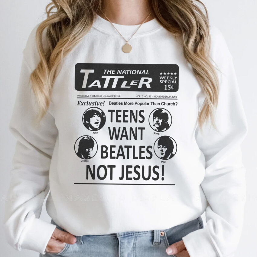 Teens Want Beatles Not Jesus – The Beatles Vintage Shirt