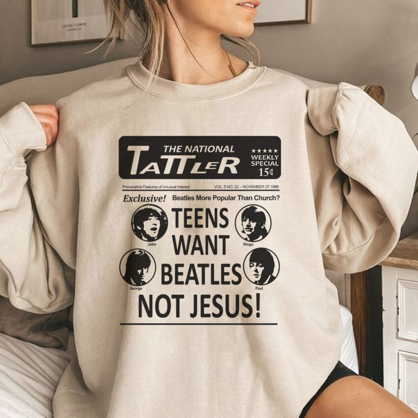 Teens Want Beatles Not Jesus – The Beatles Vintage Shirt