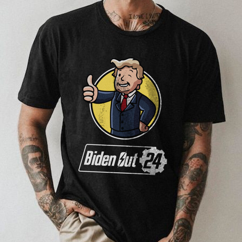 Fallout Biden Out Vintage Shirt