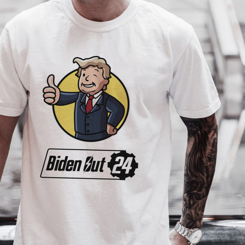 Fallout Biden Out Vintage Shirt