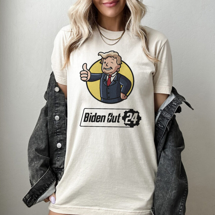 Fallout Biden Out Vintage Shirt